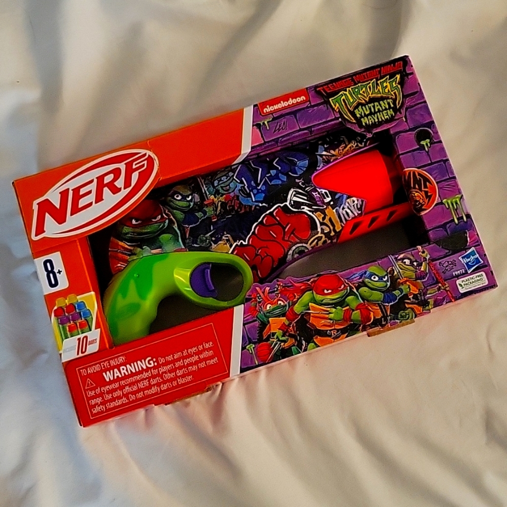 New teenagers mutant ninja turtles nerf gun